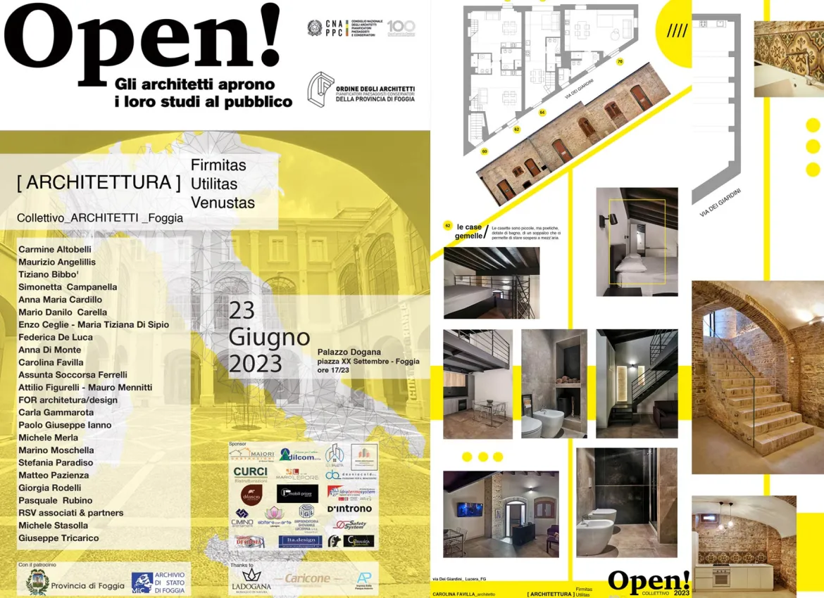 Open! Studi Aperti – Architettura e Interior Design a Lucera